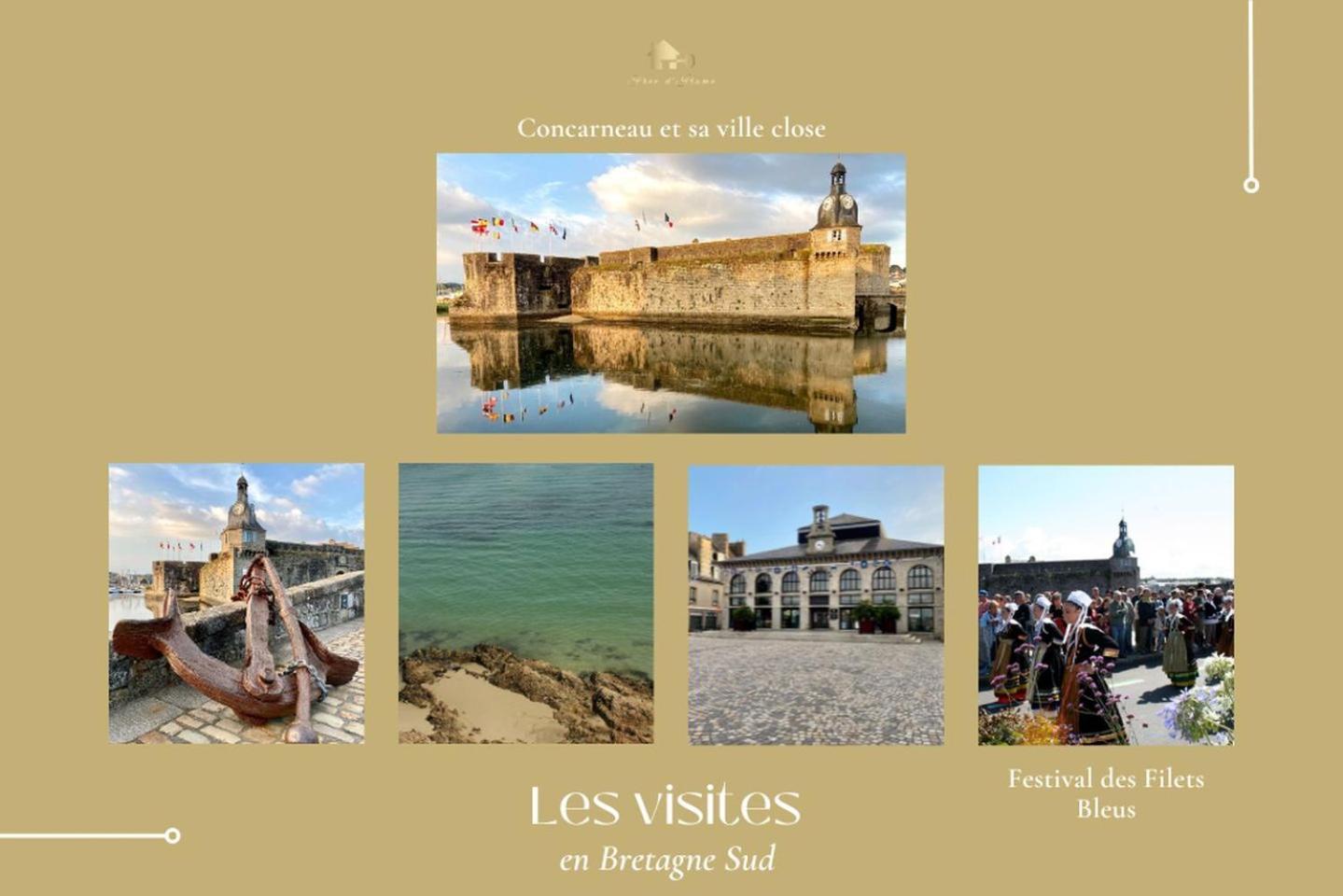 La Maison Bleue,Authenticite, Nature, Simplicite, 2-5 Personnes, Moelan Sur Mer エクステリア 写真