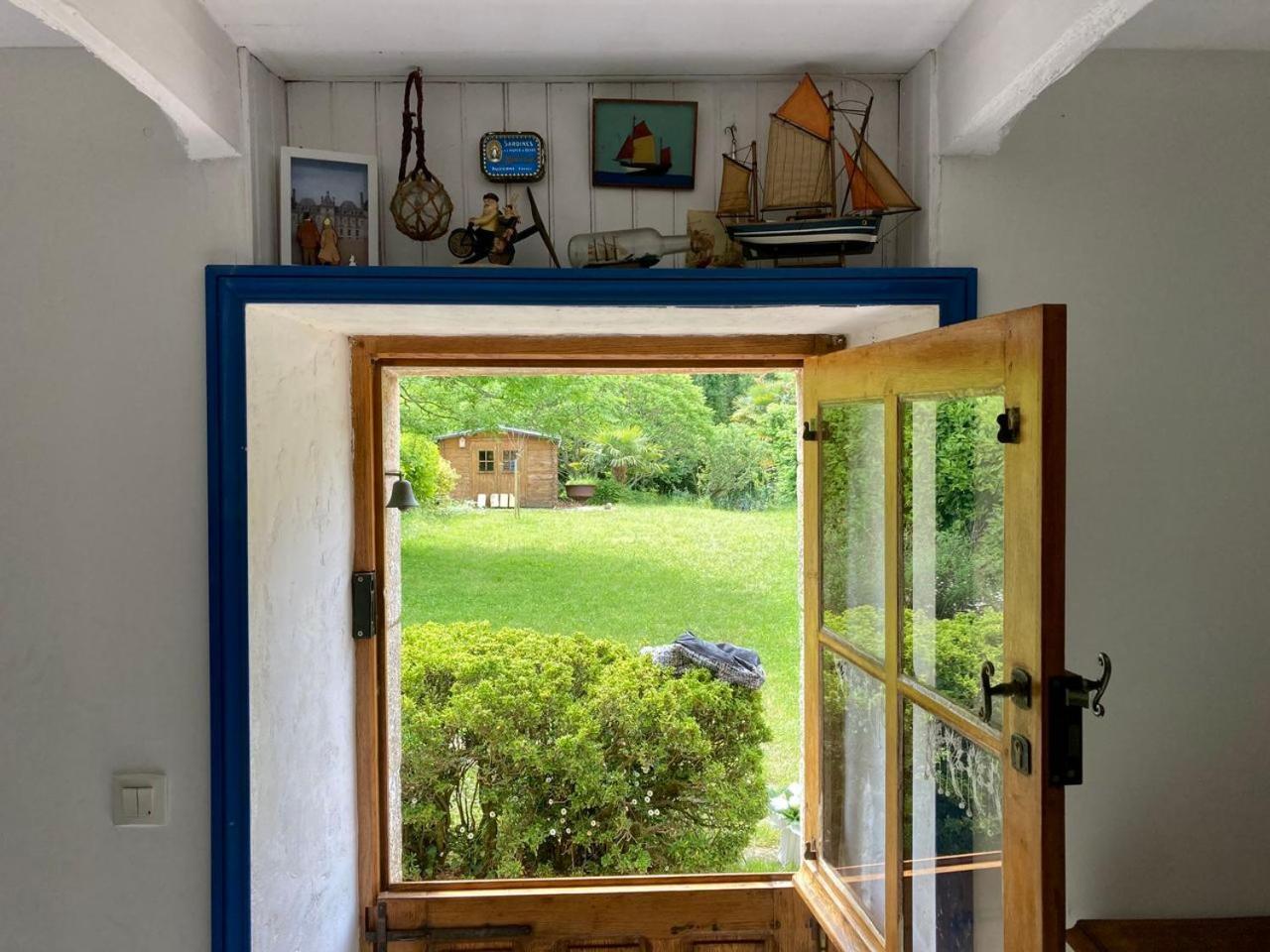 La Maison Bleue,Authenticite, Nature, Simplicite, 2-5 Personnes, Moelan Sur Mer エクステリア 写真