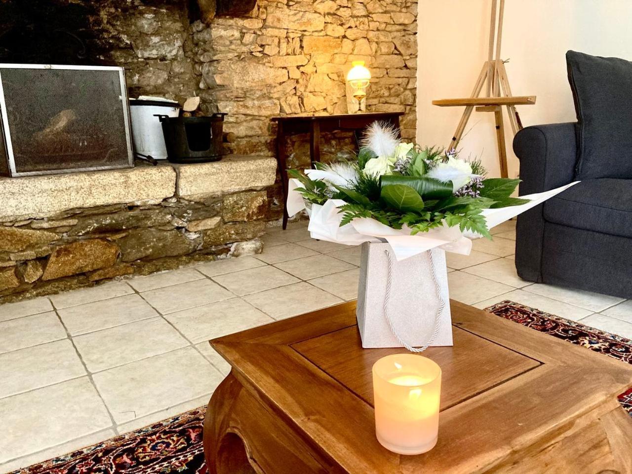La Maison Bleue,Authenticite, Nature, Simplicite, 2-5 Personnes, Moelan Sur Mer エクステリア 写真