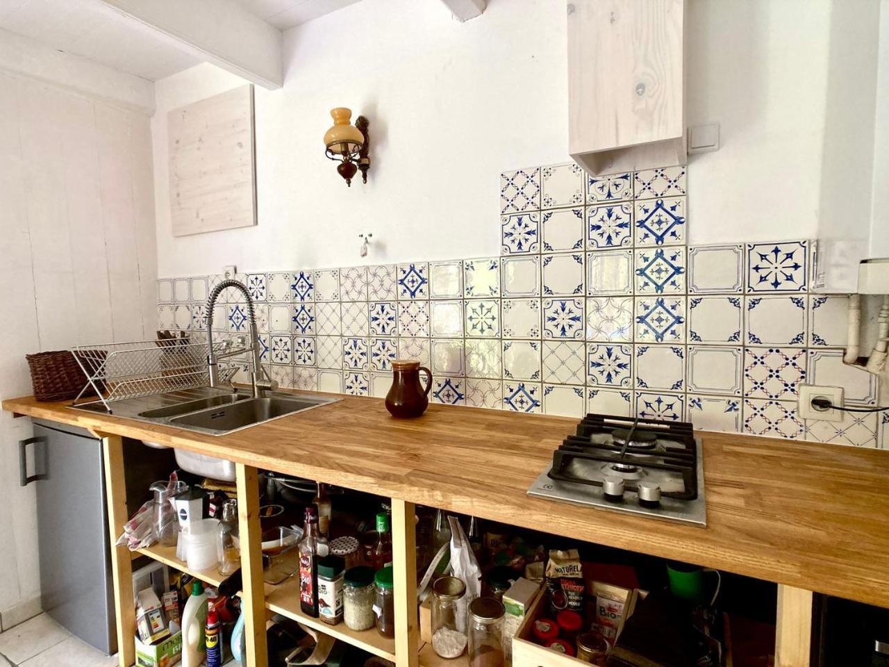 La Maison Bleue,Authenticite, Nature, Simplicite, 2-5 Personnes, Moelan Sur Mer エクステリア 写真